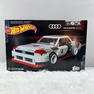 Hot Wheels Mega Construx Audi 90 Quattro IMSA GTO Building Set New Sealed